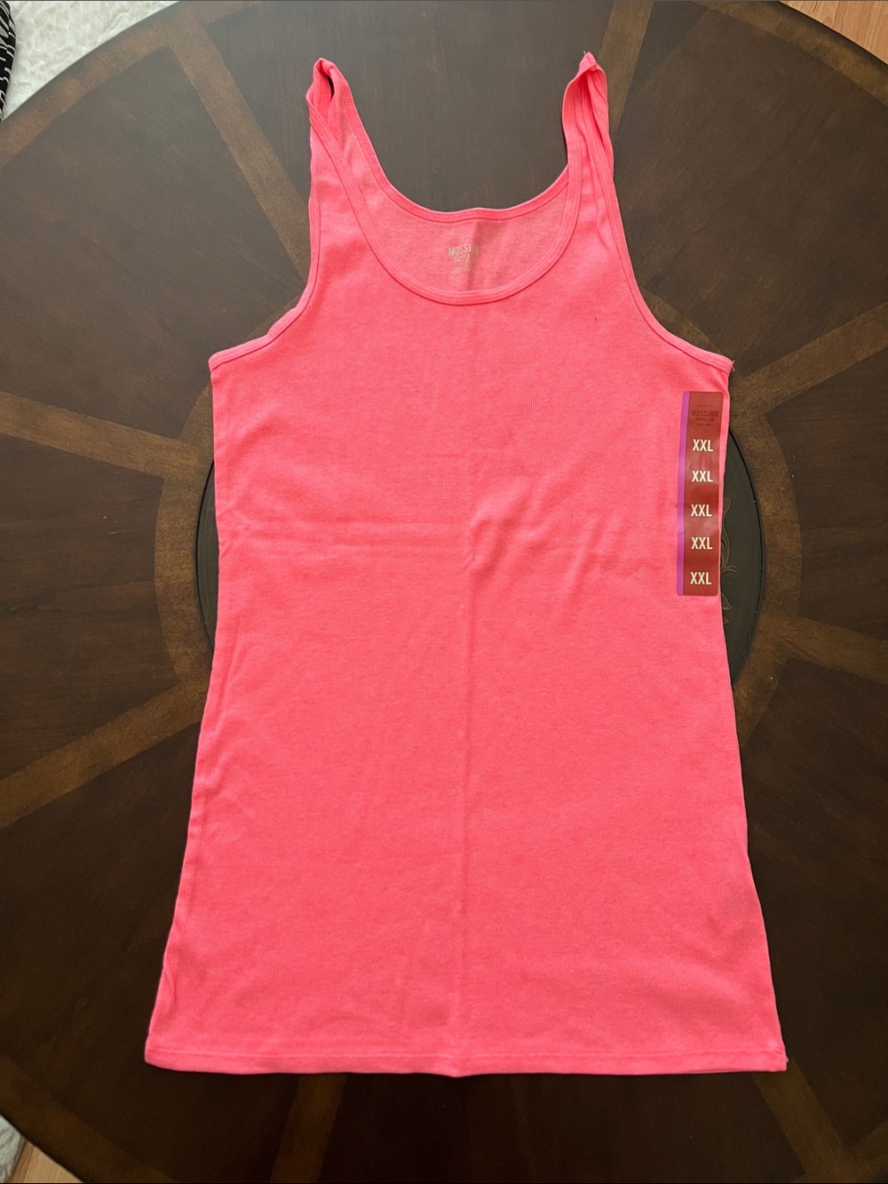Mossimo Supply Co. Coral Pink Scoop Neck Tank Top